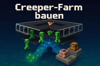 How to Build a Creeper Farm in Minecraft 1.21
