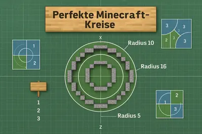 How to Make a Perfect Circle in Minecraft
