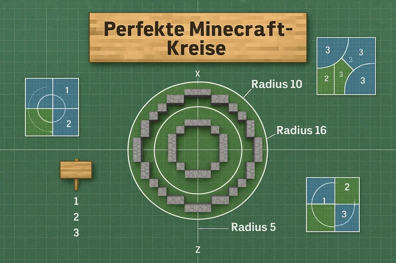 How to Make a Perfect Circle in Minecraft