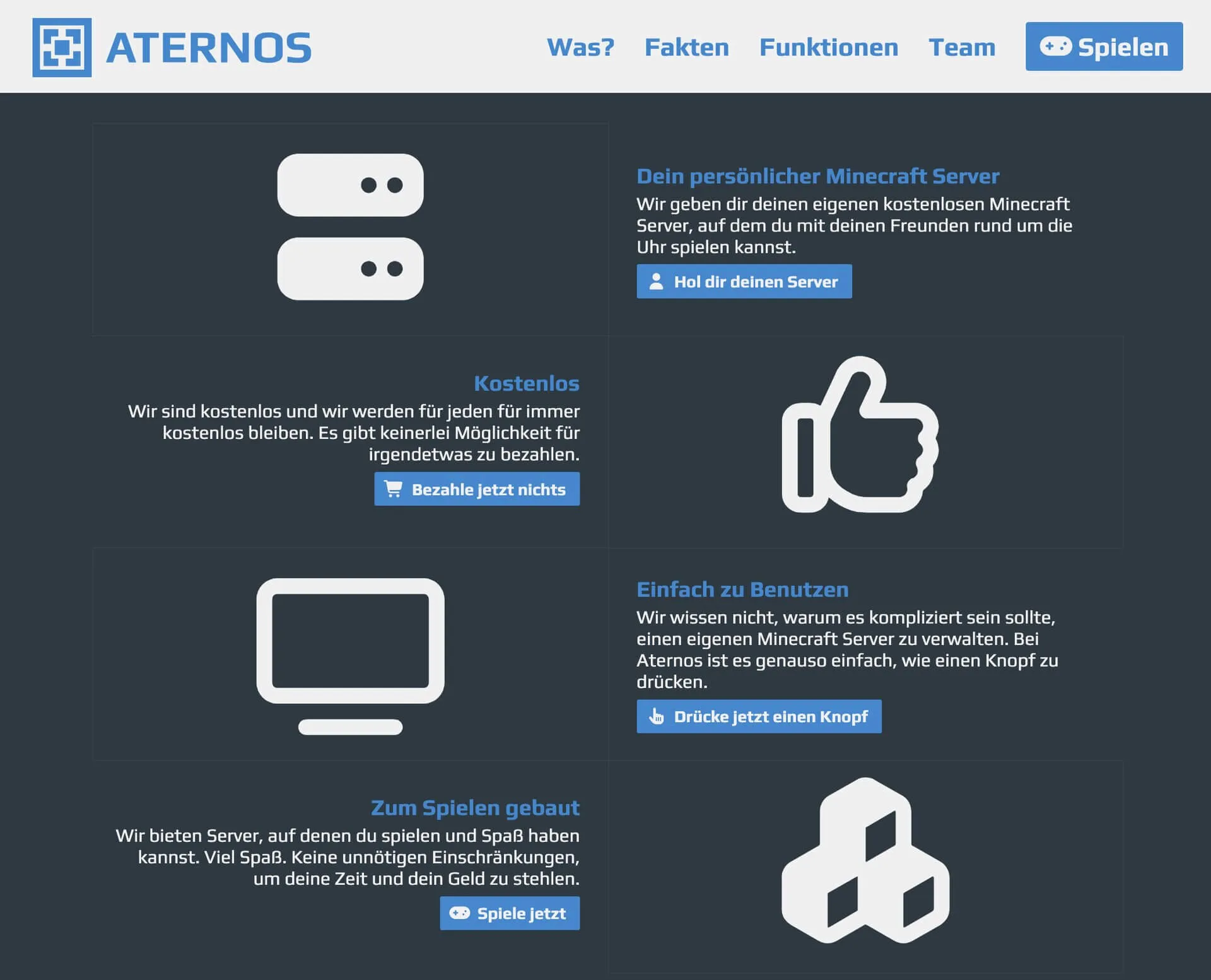 Aternos offers free Minecraft servers - but how good is the performance?