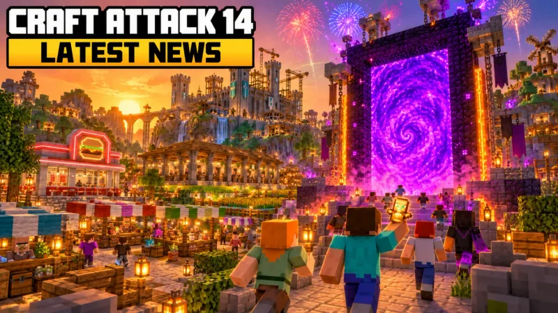Craft Attack 14: Latest News – Events, Bans and Videos