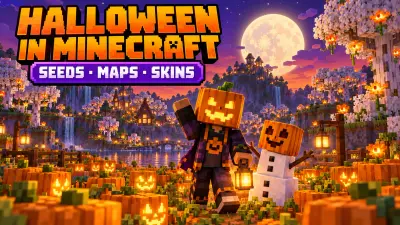 Halloween in Minecraft: Seeds, Maps and Skins for Kids