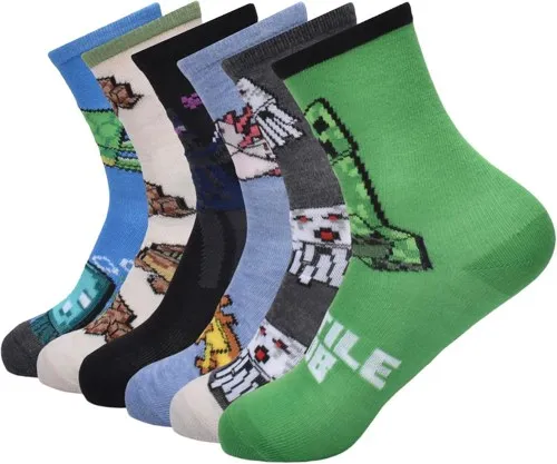 Minecraft boys Multi-pack Socks