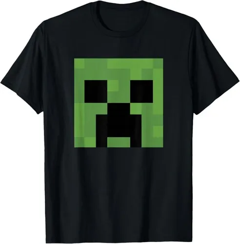 Minecraft Creeper Big Face T-Shirt