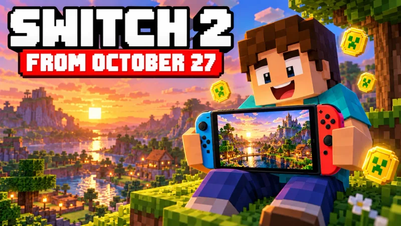 Minecraft on Switch 2: Free Upgrade, Prices, Minecoins