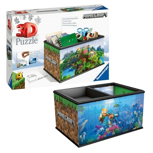 Ravensburger Storage Box Minecraft 3D Puzzle