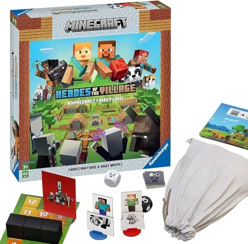 Ravensburger Minecraft Heroes of The Village – Cooperative Board Game