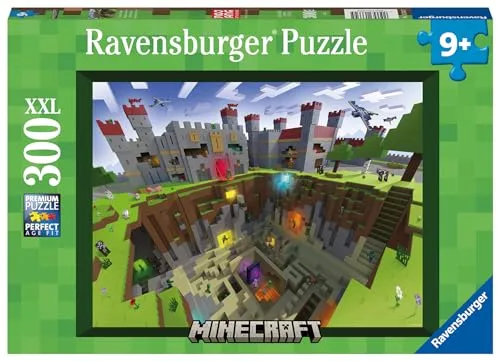 Ravensburger Minecraft Cutaway 300-Piece Jigsaw Puzzle