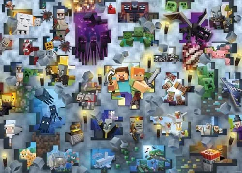 Ravensburger Minecraft Mobs 1000-Piece Jigsaw Puzzle