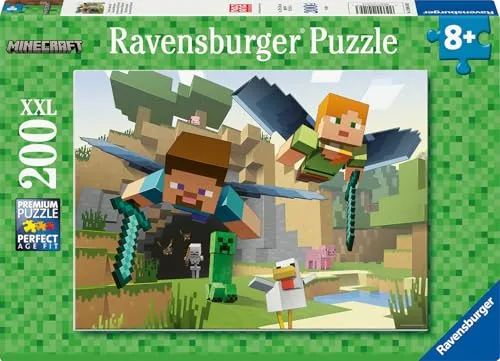 Ravensburger Minecraft Adventures 200-Piece Jigsaw Puzzle
